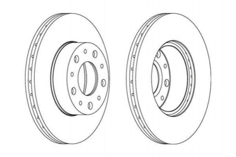 Гальмівний диск Jurid 561984JC