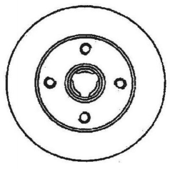 Гальмівний диск Jurid 561460JC