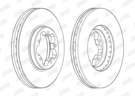 Гальмівний диск Jurid 563123J