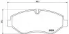 Гальмівні колодки, дискове гальмо (набір) BREMBO PA6026 (фото 1)