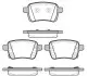 REMSA OPEL колодки гальм. задн. Corsa E 1,0-1,6 14-, FIAT Tipo 13- 1450.22 REMSA 1450.22