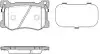 HYUNDAI Гальм. колодки передн. GENESIS Купе 2.0 13- REMSA 1475.12 (фото 1)