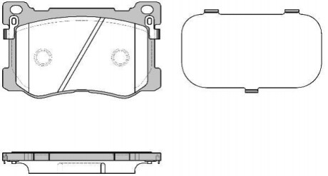 HYUNDAI Гальм. колодки передн. GENESIS Купе 2.0 13- REMSA 1475.12