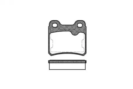 OPEL колодки гальмівні задн.Opel Astra 92-98 REMSA 0282.10