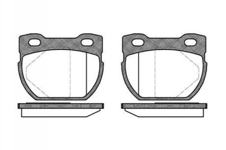 LANDROVER гальмів.колодки задн.Defender 90- REMSA 0584.00