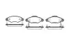 REMSA TOYOTA гальмівні колодки передн.Yaris 99- 0978.02 REMSA 0978.02
