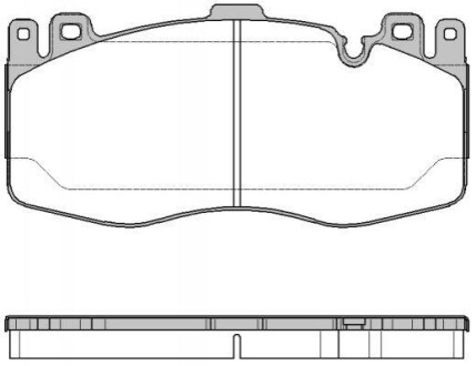 BMW колодки гальм. передн. F10 (M5) -16 REMSA 1742.00