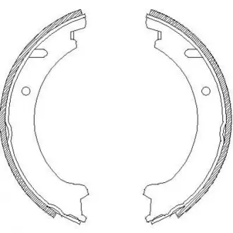VOLVO щоки гальмівні С70/S70/V70/850 REMSA 4721.00