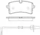 REMSA VW колодки гальм. задн. AUDI A8 09- 1505.12 REMSA 1505.12