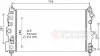 Радіатор охолодження Chevrolet Cruze 2.0 TDCi AT (вир-во Van Wezel) 08002046