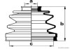 Пильовик ШРКШа (компл.) HONDA, HYUNDAI, KIA, MITSUBISHI, SUBARU (вир-во Jakoparts) J2863004