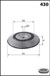Фільтр повітря (аналогWA6302/LX724) MECAFILTER EL3548