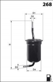 Фільтр палива (аналогWF8084/KL117) MECAFILTER ELE3587