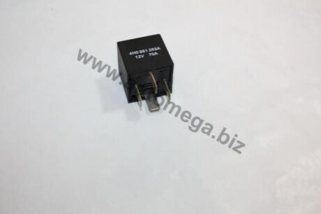 Реле багатофункціональне 12V 40A 4pin AUTOMEGA 150025710 (фото 1)