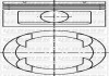Поршень с кольцами і пальцем (размер отв. 86,00/STD) OPEL Omega B 3.0 (6цл.) (X 30 XE) Yenmak 31-03812-000 (фото 1)