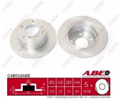 Гальмівний диск ABE C4B018ABE