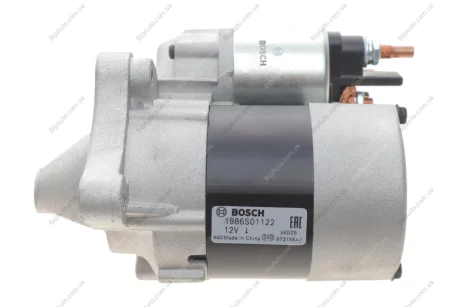 Стартер Renault Kangoo 1.6 16V 05- (12V/0.9kw) 1 986 S01 122 BOSCH 1986S01122 (фото 1)