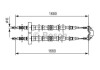 BOSCH OPEL Трос ручного гальма задн. (диск) Zafira 1,8-DTi2,0 1987477528 BOSCH 1987477528