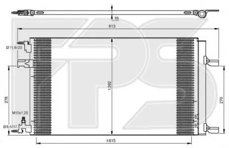 Конденсатор кондиціонера FPS FP 52 K432