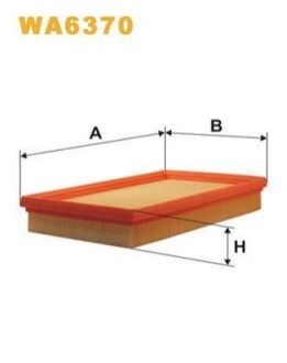 Фільтр повітряний WIX WIX FILTERS WA6370