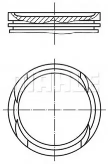 Поршень MAHLE MAHLE / KNECHT 0097000