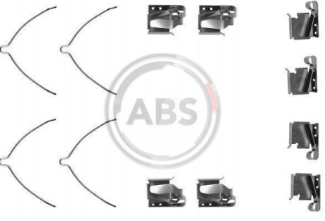 Ремкомплект гальмiвних колодок ABS A.B.S. 1269Q