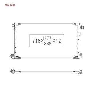 Радиатор кондиционера в сборе KOYORAD CD011039