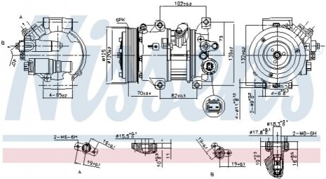 Компресор кондиціонера NISSENS 890650