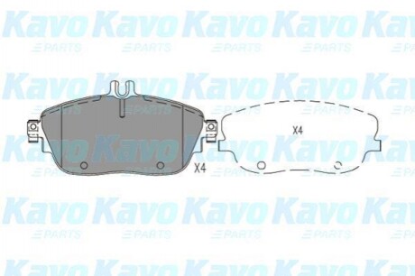 Колодки гальмівні (передні) MB A-class (W176)/B-class (W242/W246)/GLA-class (X156) 11- PARTS KAVO KBP-6620