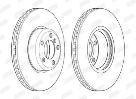 Гальмівний диск передній BMW 1-Series, 2-Series, 3-Series, 4-Series Jurid 562979JC1