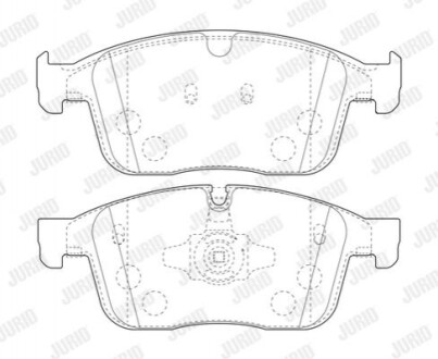 Гальмівні колодки Jurid 573808J