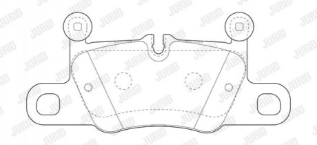 Гальмівні колодки Jurid 573776J (фото 1)