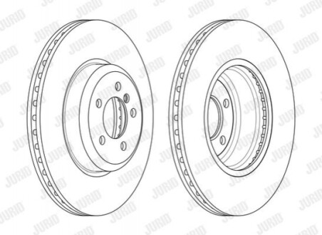 Гальмівний диск Jurid 563133JC1 (фото 1)