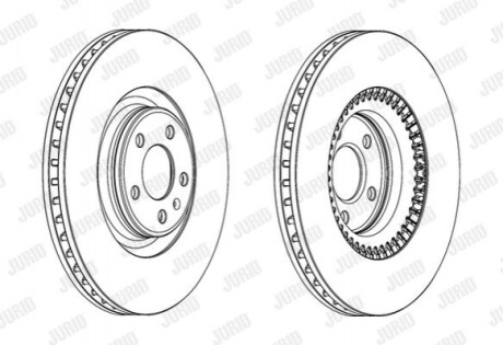 Гальмівний диск Jurid 562771JC1