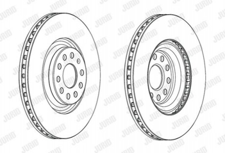 Гальмівний диск Jurid 562663JC1 (фото 1)