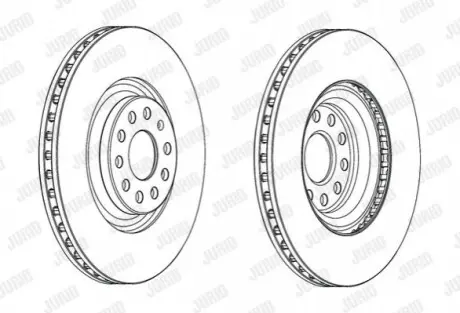 Гальмівний диск Jurid 562663JC1