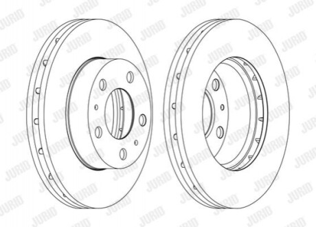 Гальмівний диск Jurid 562630JC1