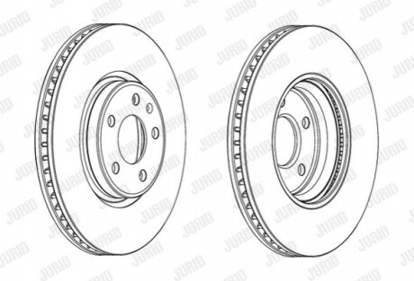 Гальмівний диск Jurid 562615JC1