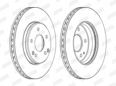 Гальмівний диск Jurid 562248JC1 (фото 1)