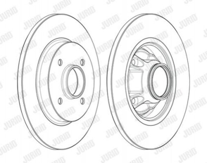 Гальмівний диск Jurid 562611J1