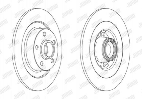 Гальмівний диск Jurid 562608J1