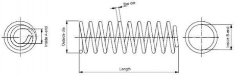 Пружина MONROE SE3485