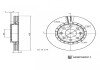 CHEVROLET Гальмівний диск AVEO / KALOS Ліфтбек (T200) 1.4/1.5 03-08 BLUE PRINT ADBP430011 (фото 3)