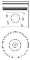 Поршень NURAL 87-784821-00