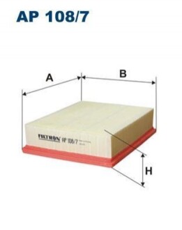 Фiльтр повiтряний FILTRON AP1087