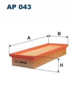 Фiльтр повiтряний FILTRON AP043