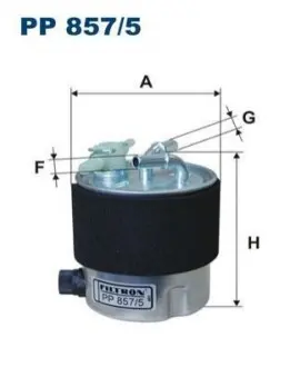 Фото 1 - фiльтр паливний FILTRON PP8575 Фiльтр паливний FILTRON PP8575 (фото 1)