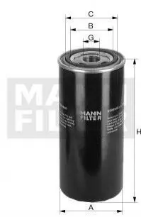 Фільтр масляний MANN WD94014