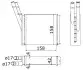 IZ D-MAX 2002 Радіатор опалення  2.5 OL6182 OL6182