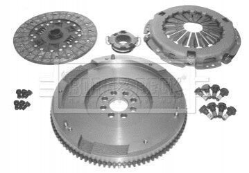 Демпфер + комплект зчеплення + вижимний (переобладнання на одномасовий маховик) BORG&BECK BORG & BECK HKF1005